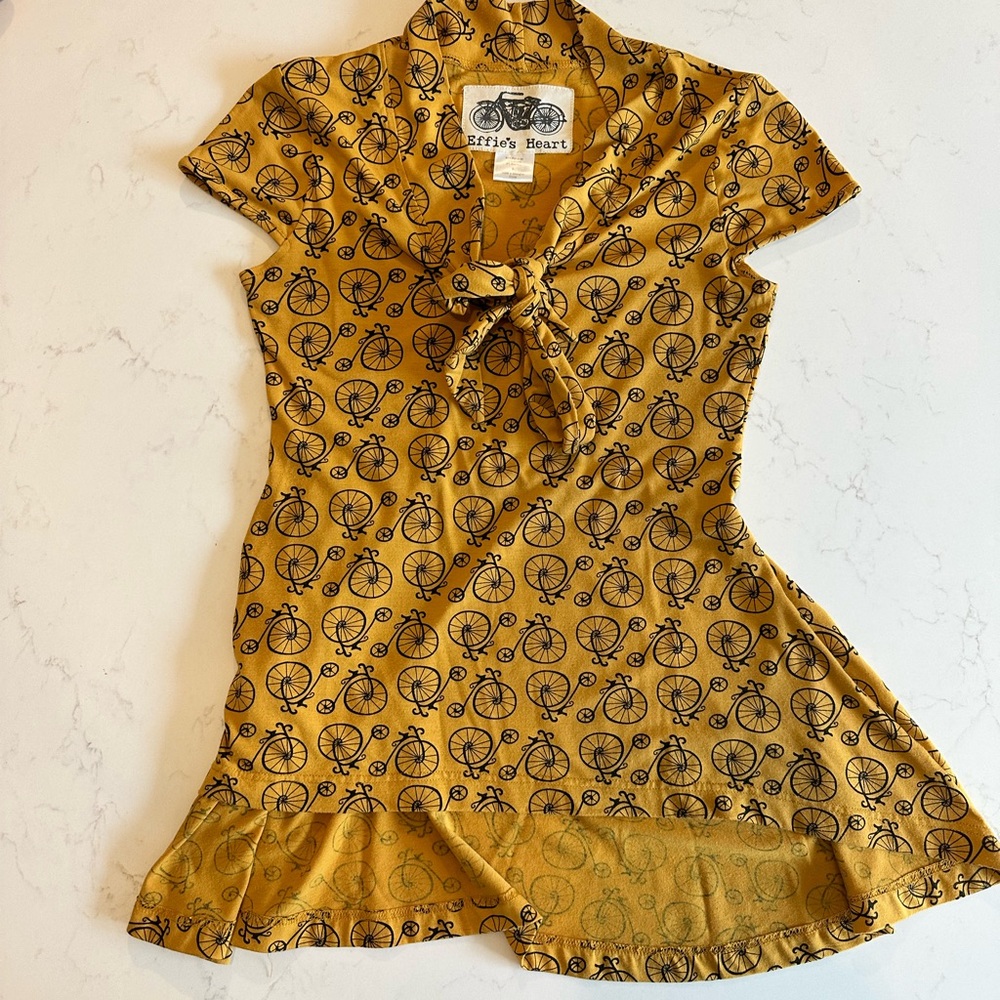 ModCloth Effie’s Heart Bicycle Print Blouse
